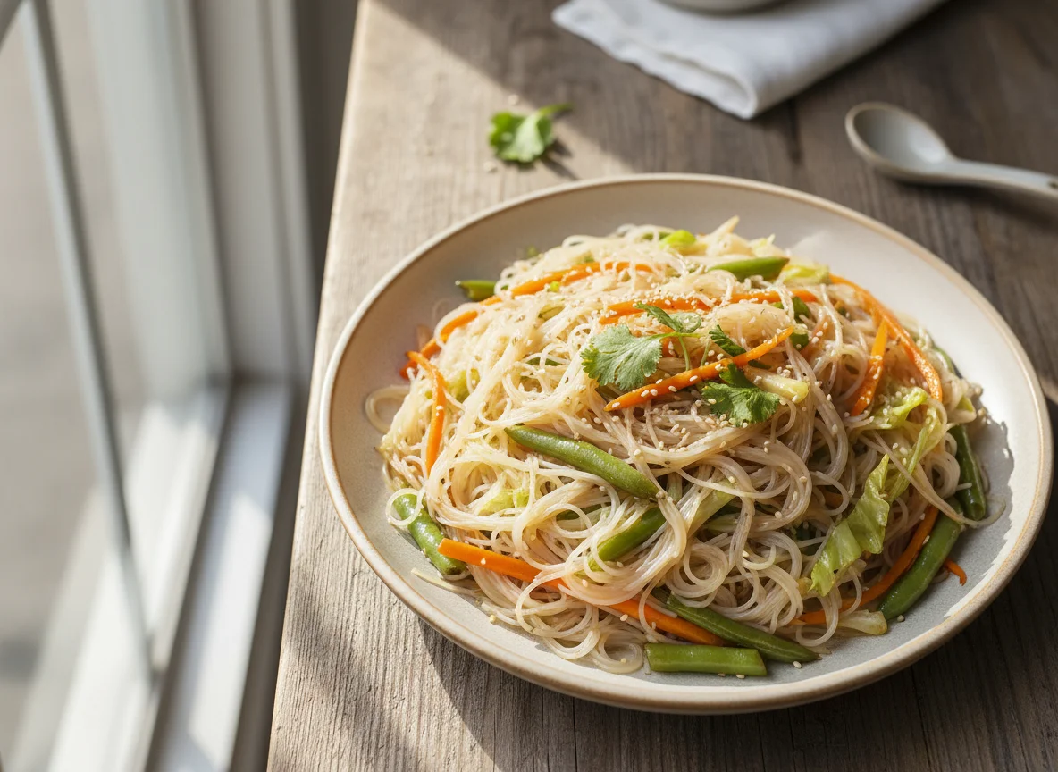 Vegetable Vermicelli Noodles photo