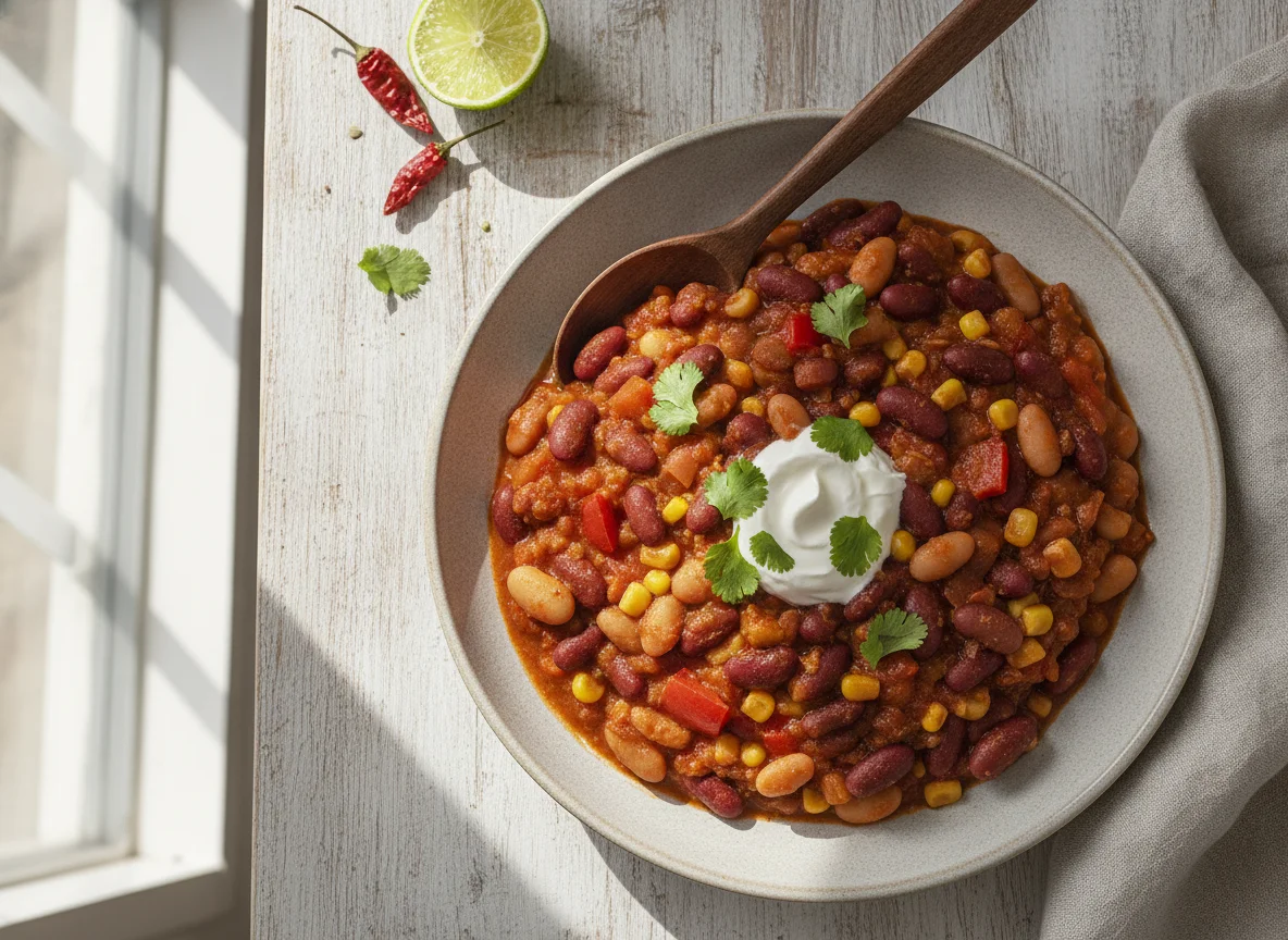 Vegetarian Bean Chili photo