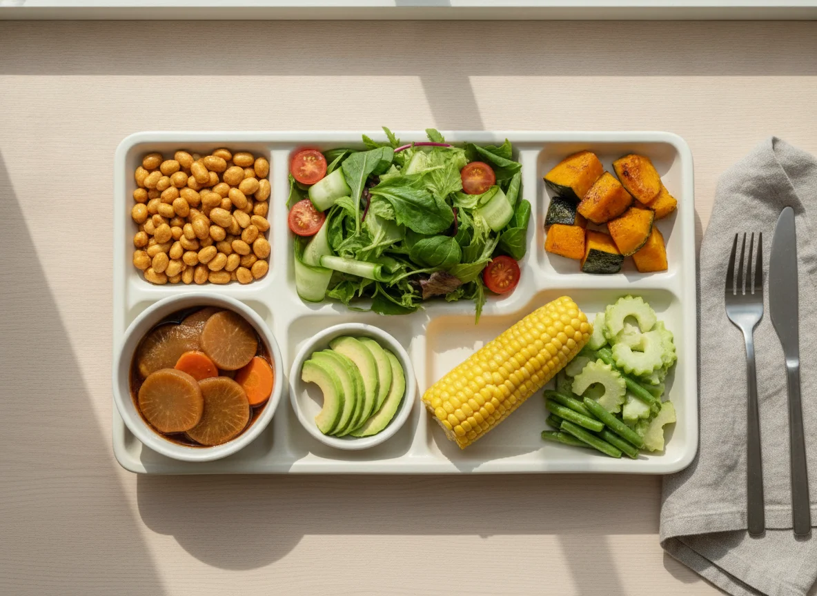 Vegetarian Lunch Tray photo