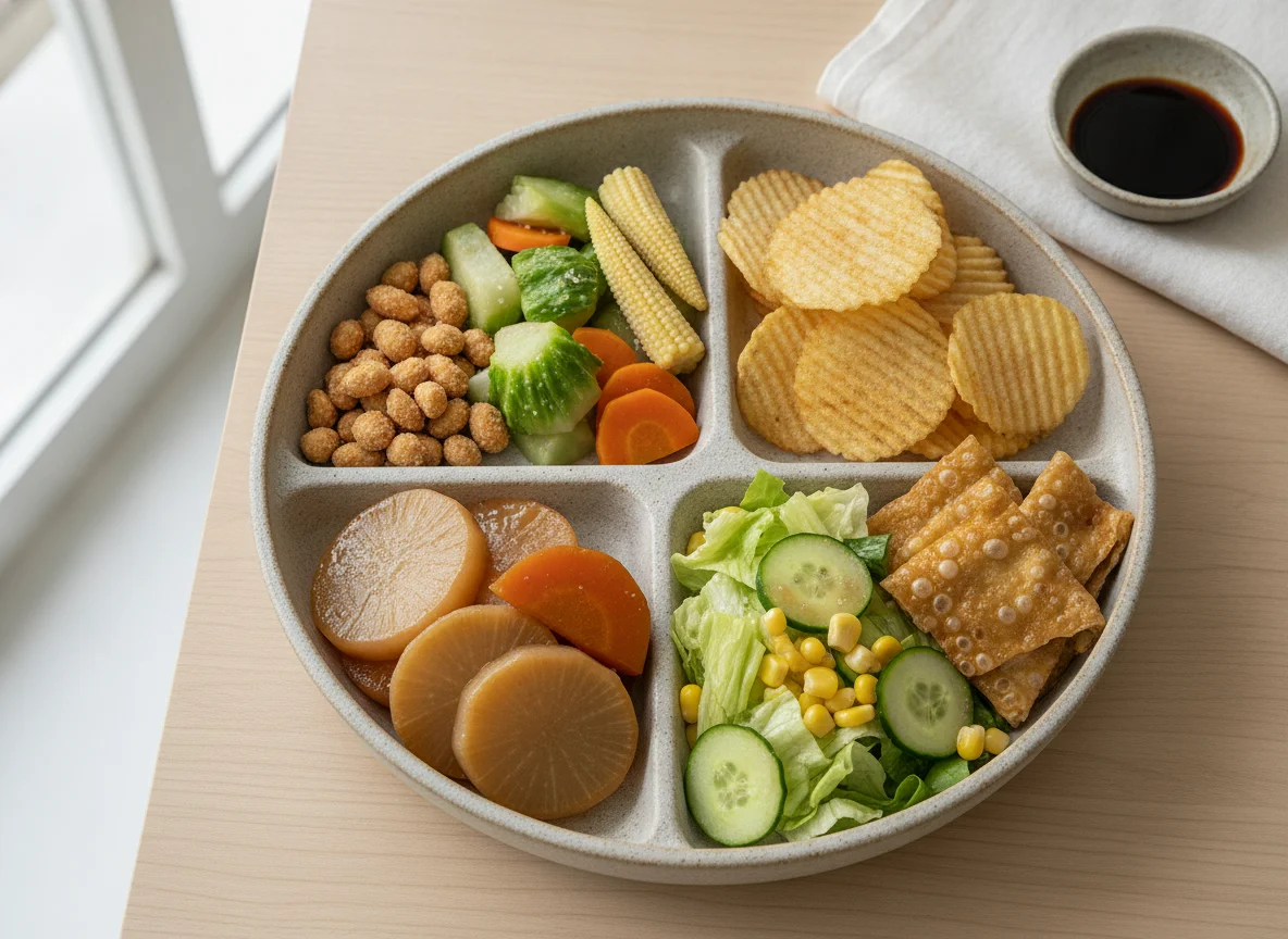 Vegetarian Meal Tray photo