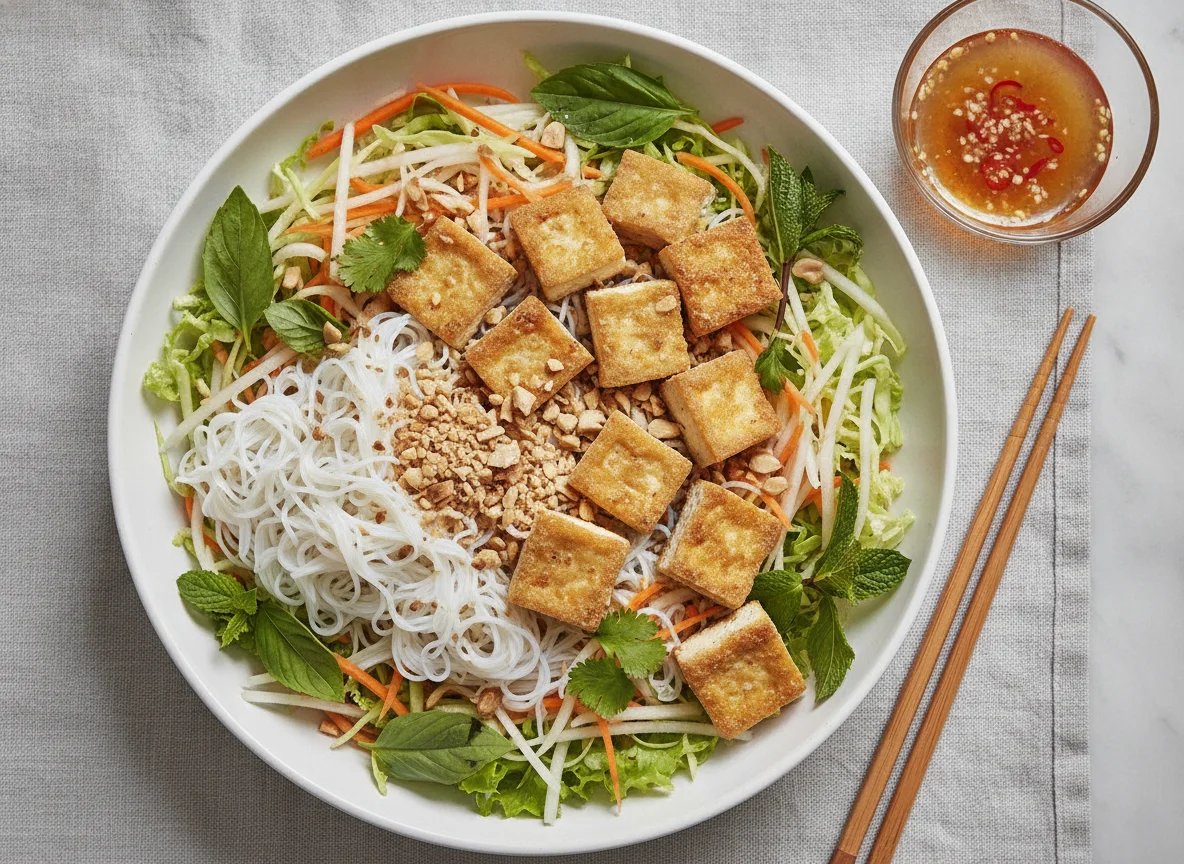 Viet Noodle Salad - Vermicelli with Tofu photo
