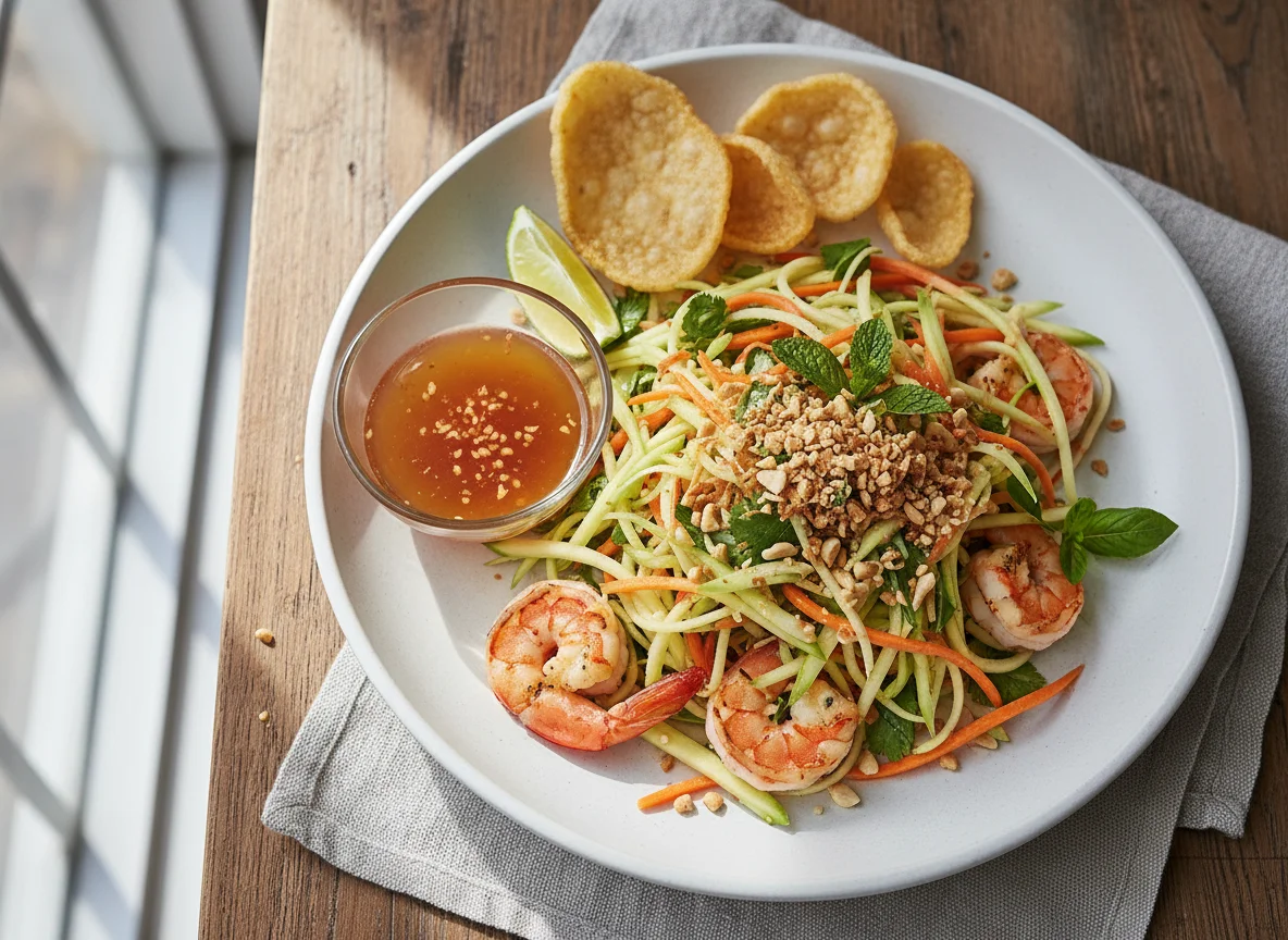 Vietnamese Prawn and Green Mango Salad photo