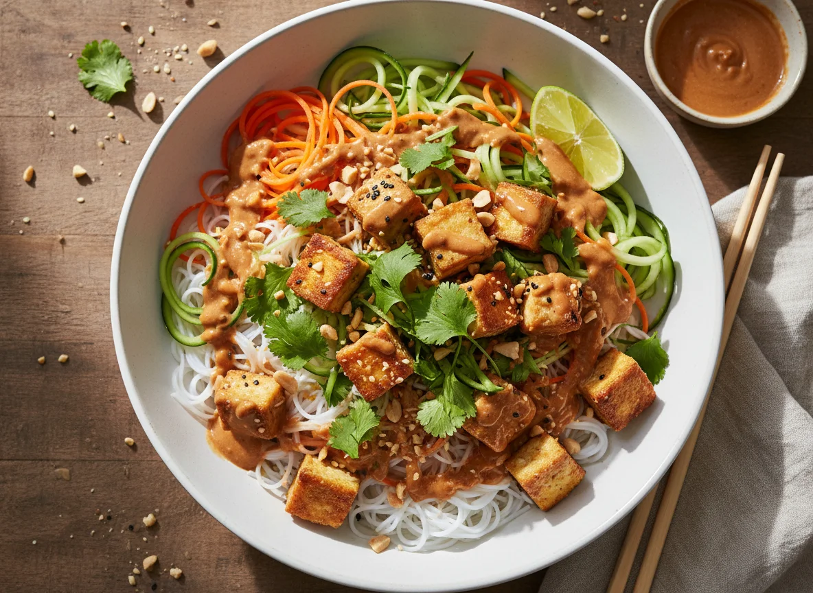 Vietnamese Vermicelli Salad with Tofu photo