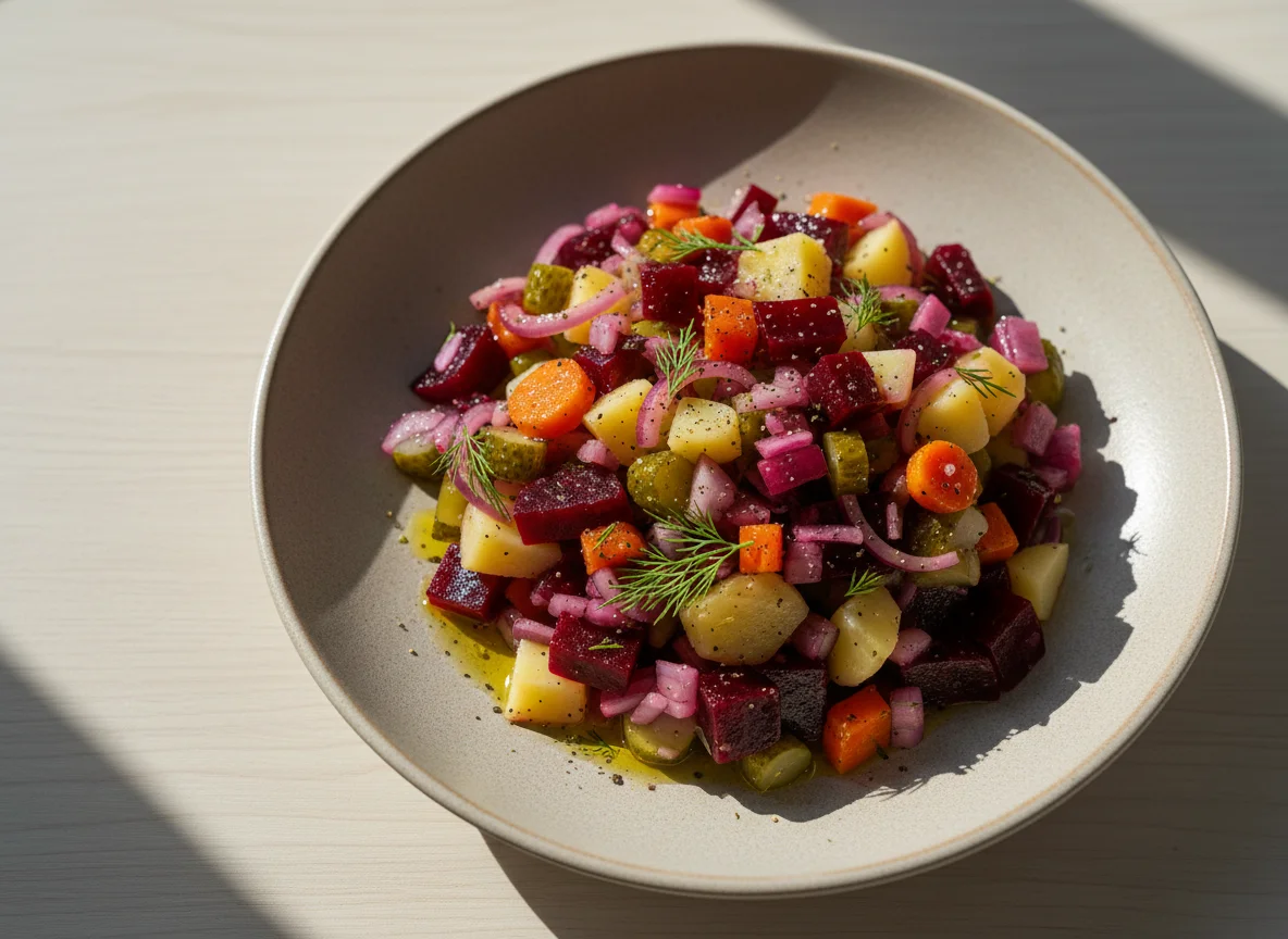 Vinaigrette Salad (Russian Beet Salad) photo