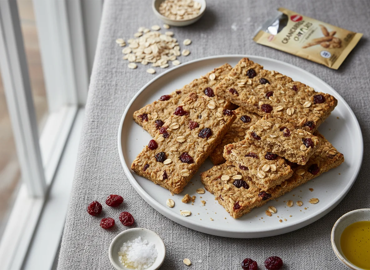 Wasa Cranberries & Oat Flakes Wholegrain Biscuits photo
