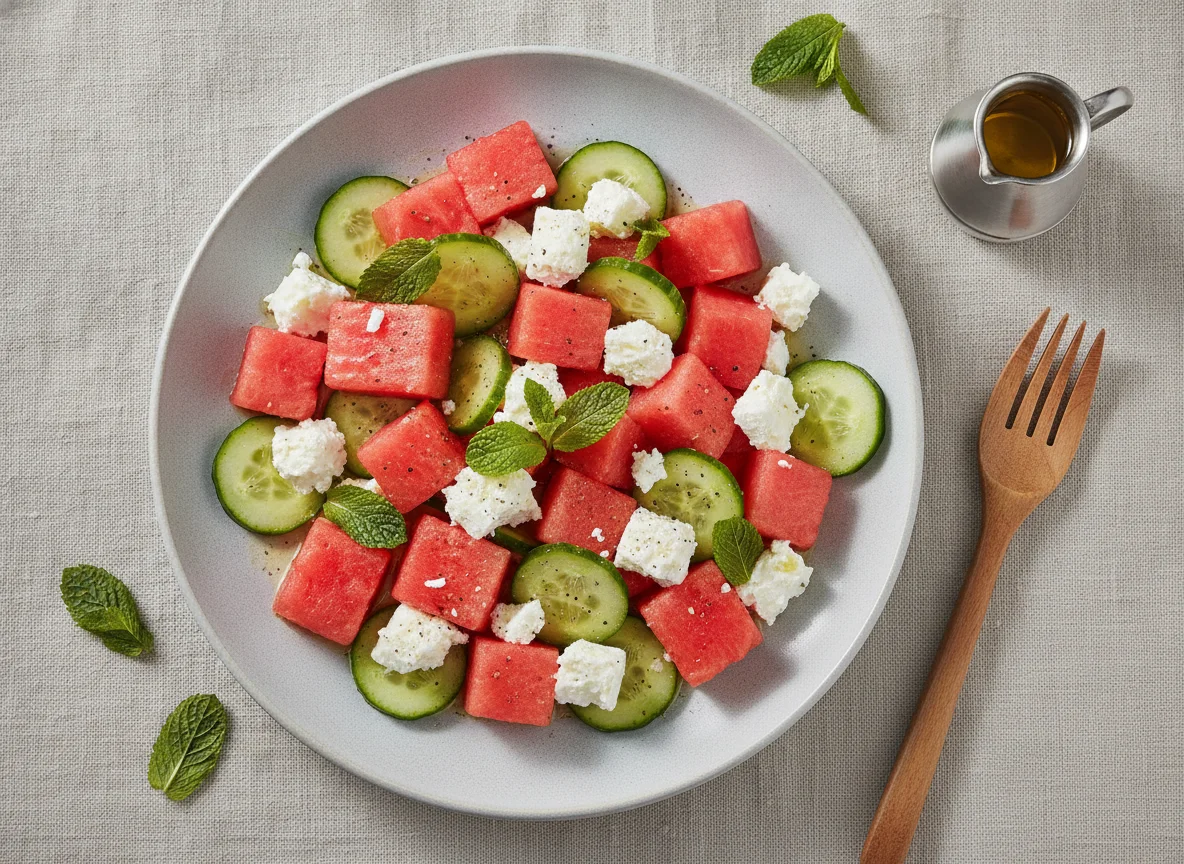 Watermelon and Feta Salad photo
