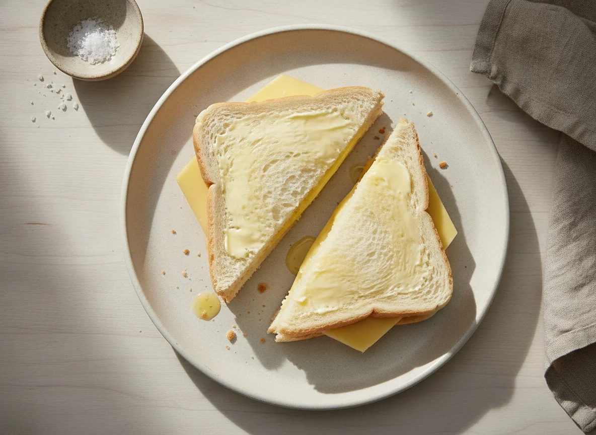 White bread sandwiches photo