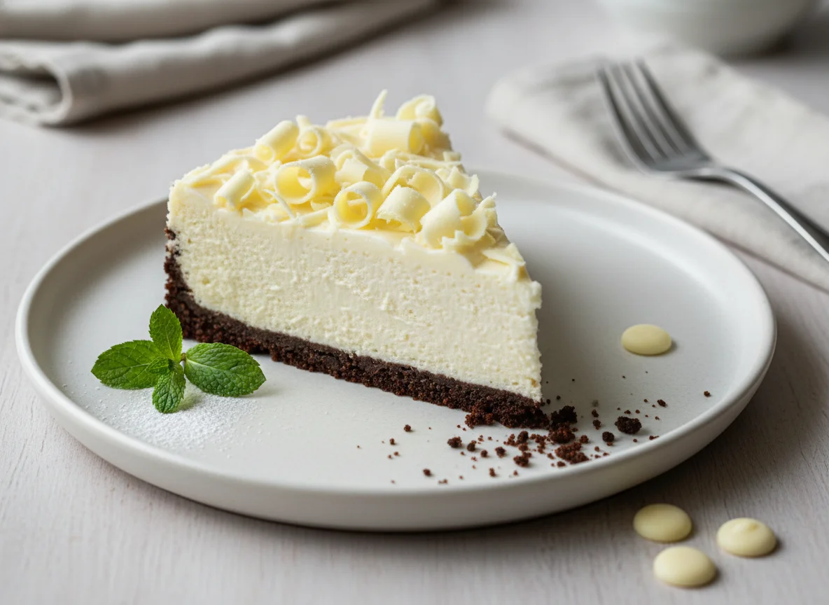 White Chocolate Cheesecake photo