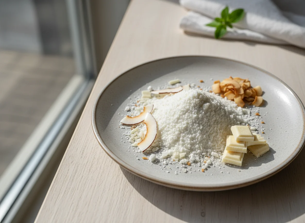 White Chocolate Coconut Whey Protein Powder photo