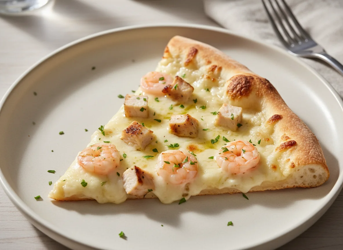 White Pizza Slice photo