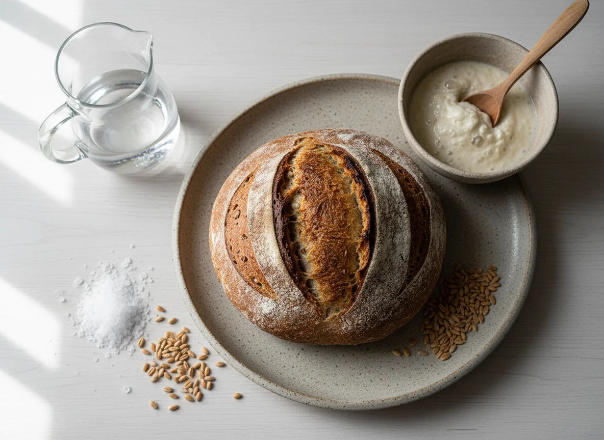 Whole grain bread product photo