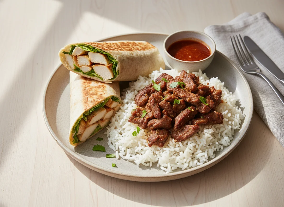 Wraps and Rice photo
