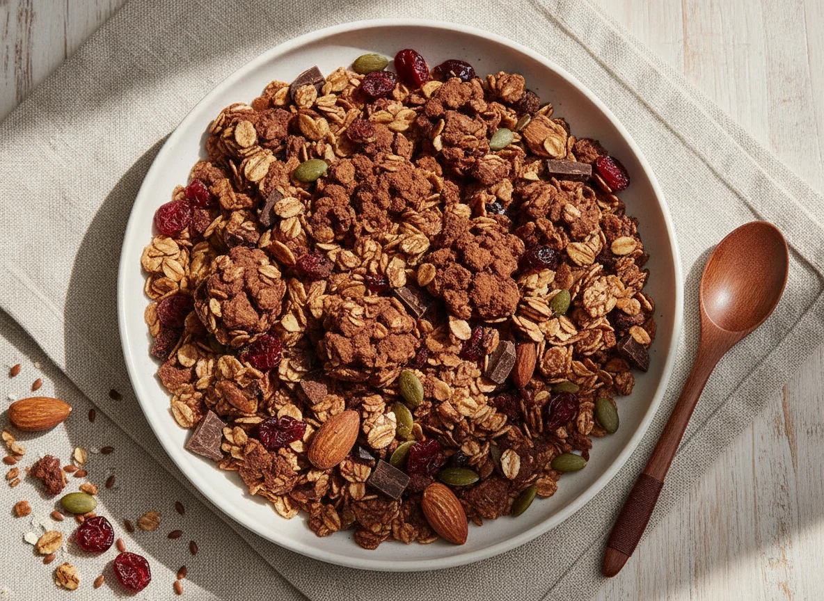 Yoga Bar Super Muesli Dark Chocolate and Cranberry photo