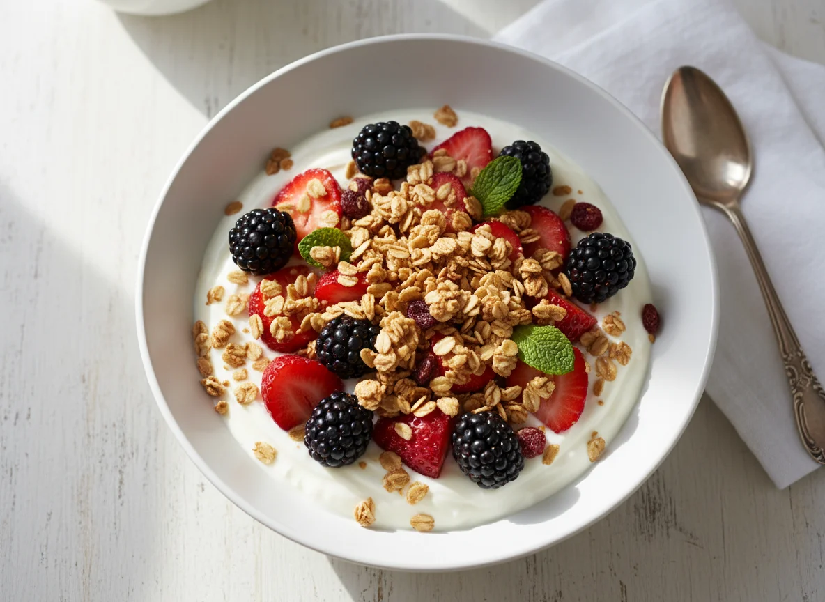 Yogurt and Berry Bowl photo