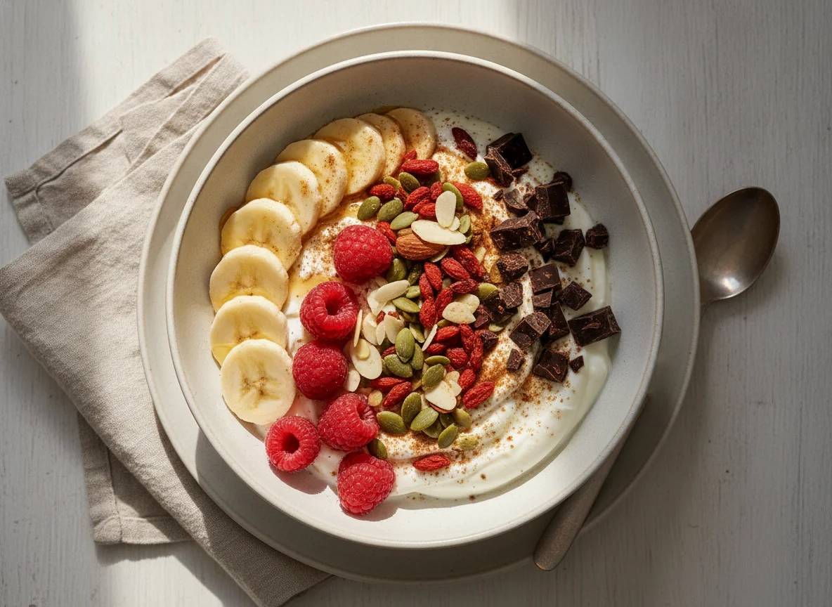 Yogurt and Fruit Breakfast Bowl photo