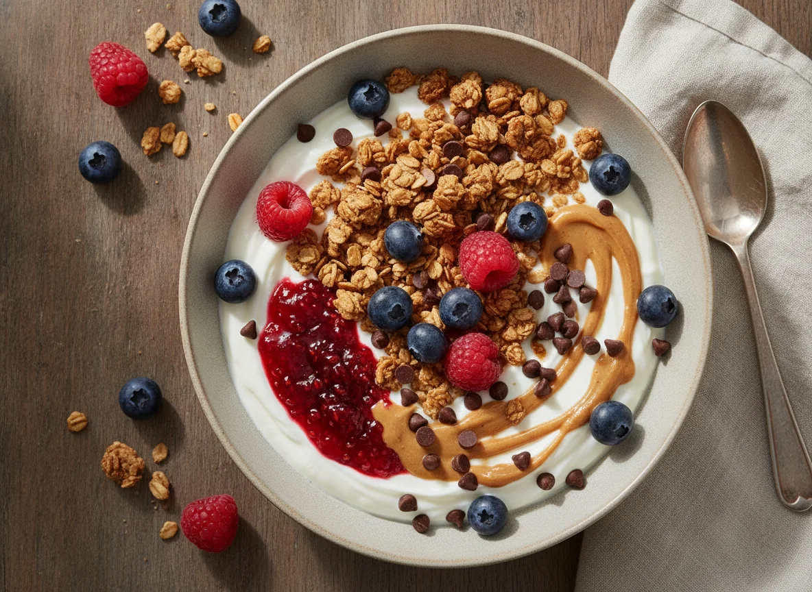 Yogurt and Granola Breakfast Bowl photo