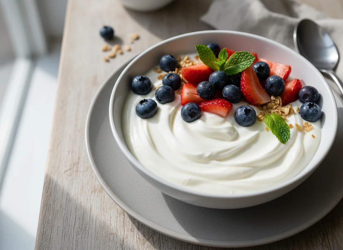 Yogurt with Berries photo