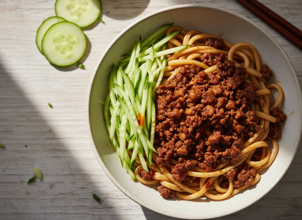 Zha Jiang Mian with Cucumber photo