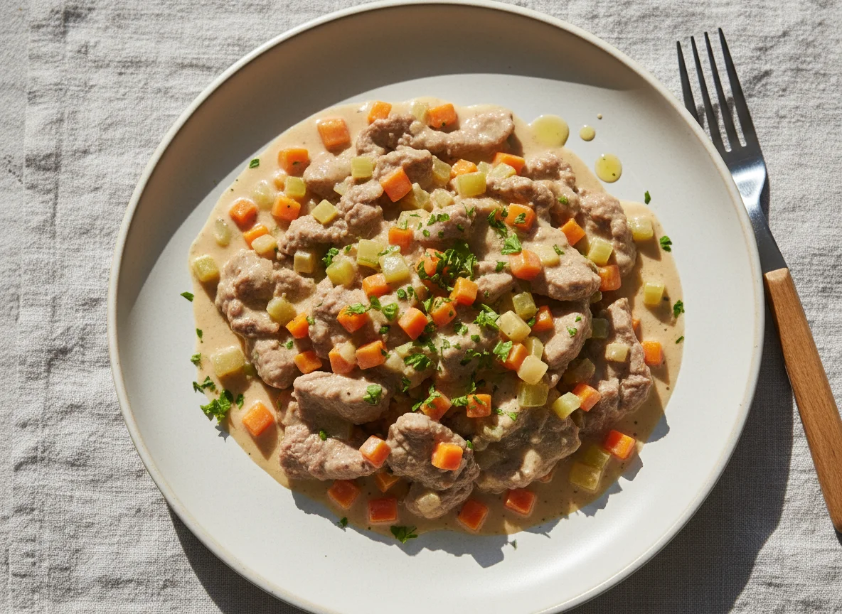 Zürcher Geschnetzeltes (Veal in Cream Sauce) photo