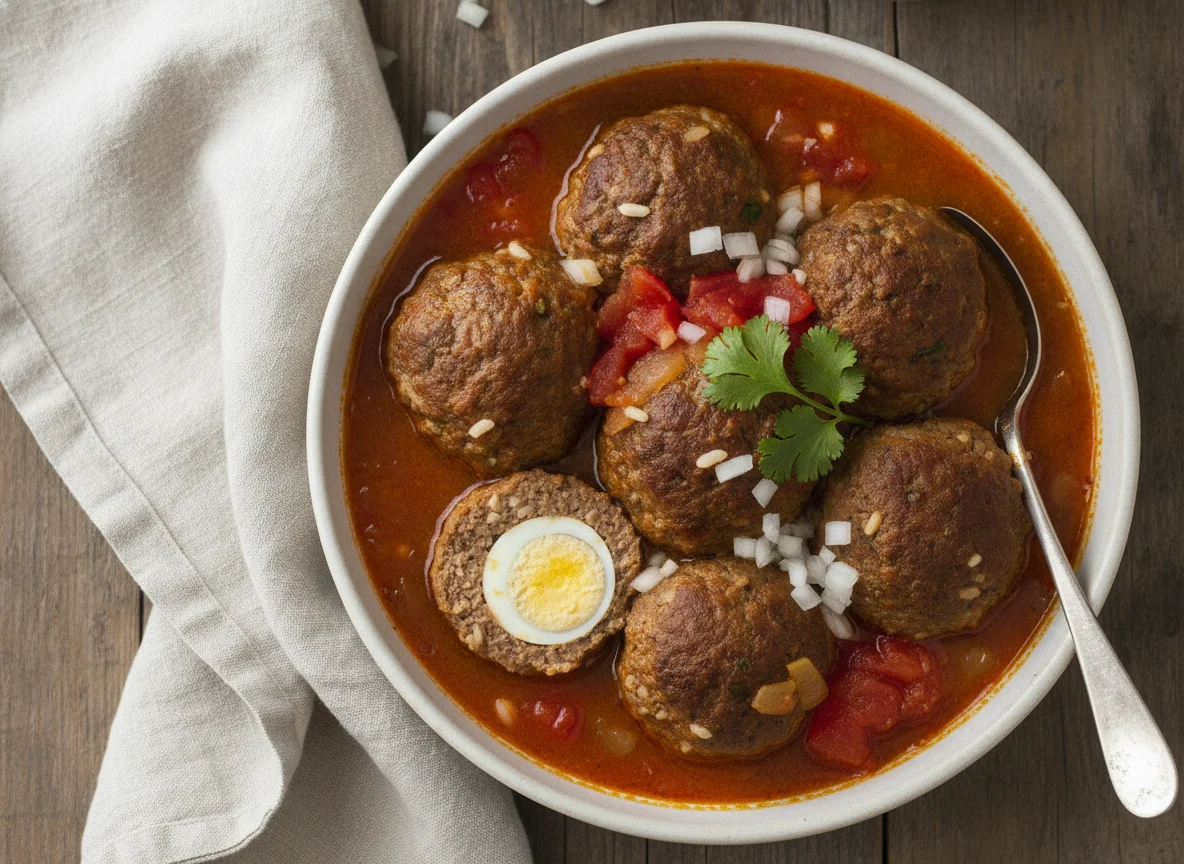 Albóndigas en caldillo de jitomate photo