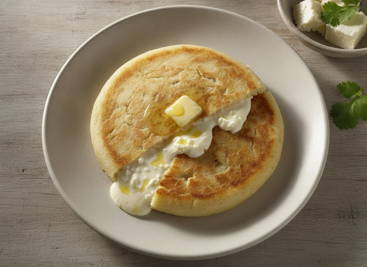 Arepa de queso photo