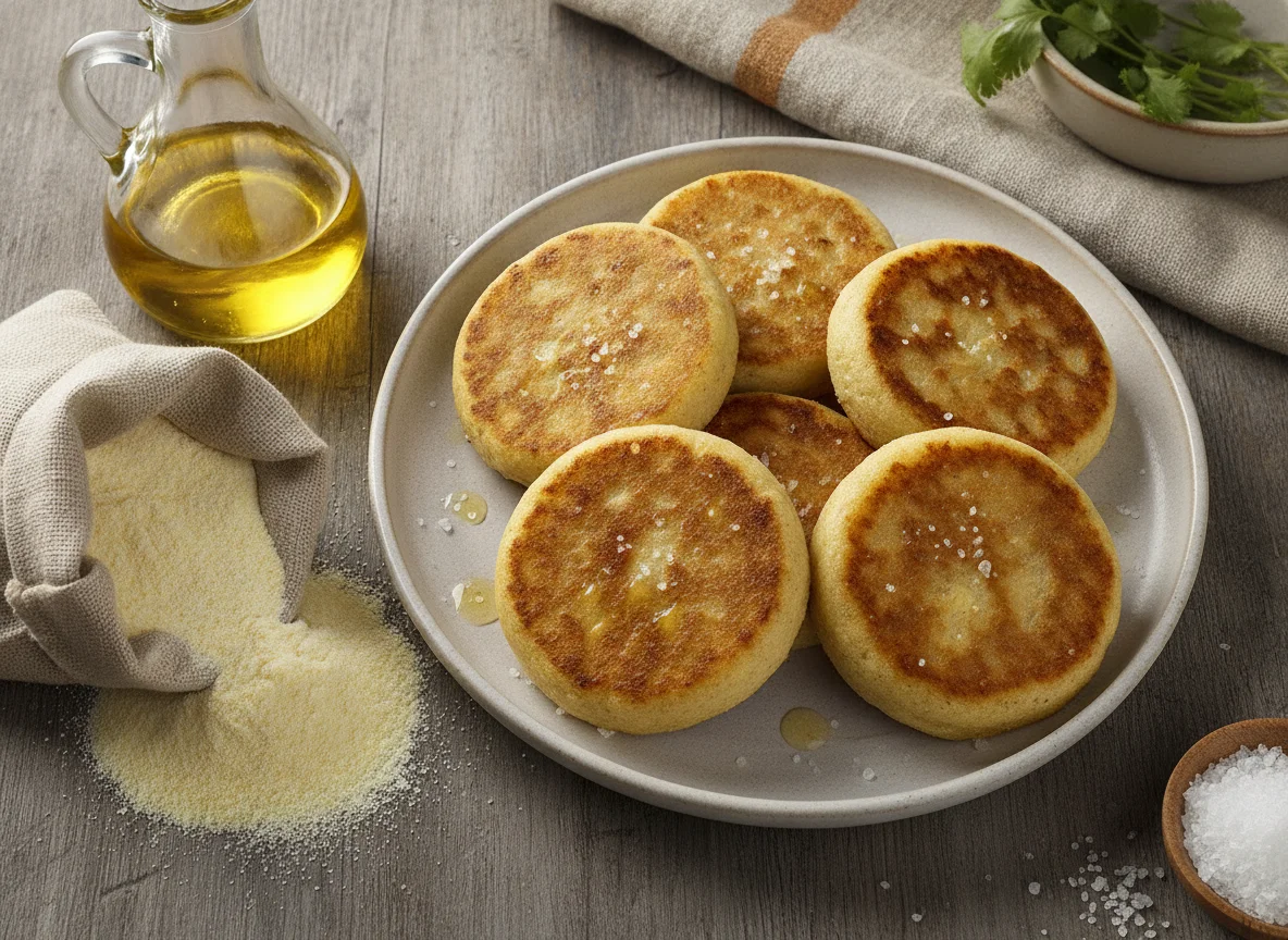 Arepas de maíz photo