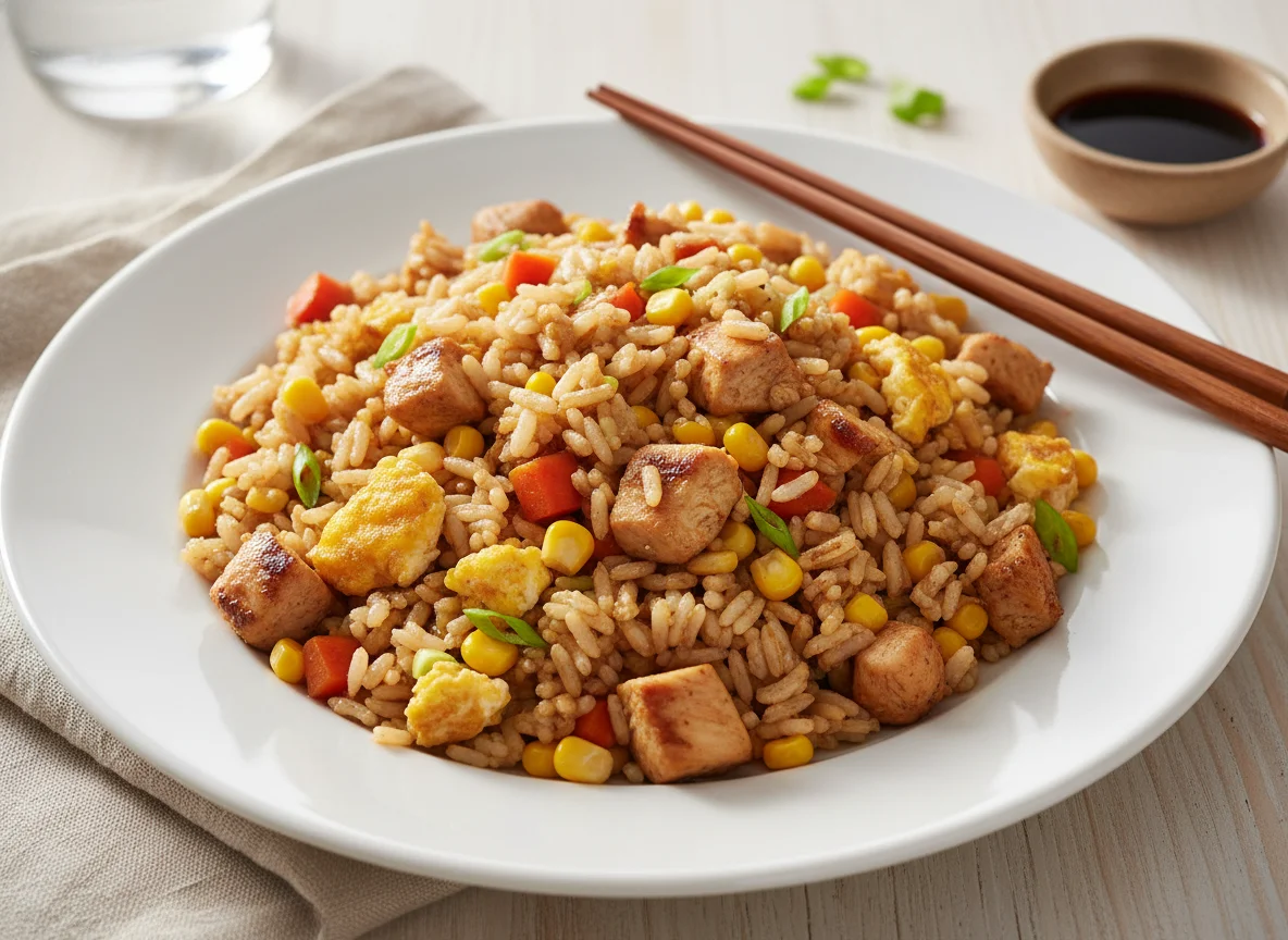 Arroz cantonés photo