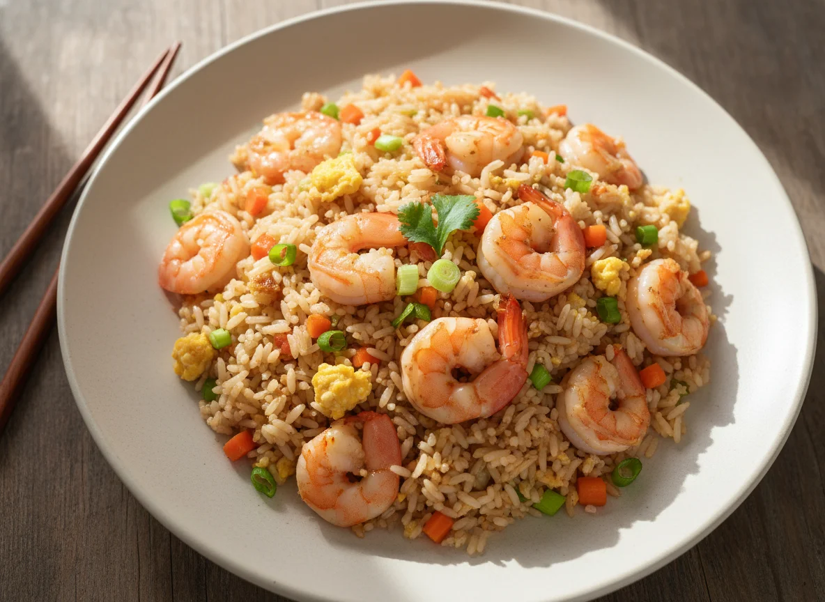 Arroz Chino con Camarones photo