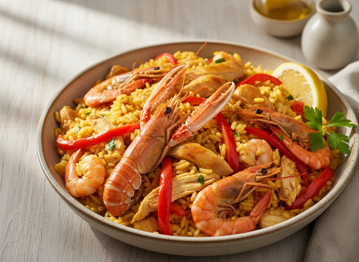 Arroz combinado photo