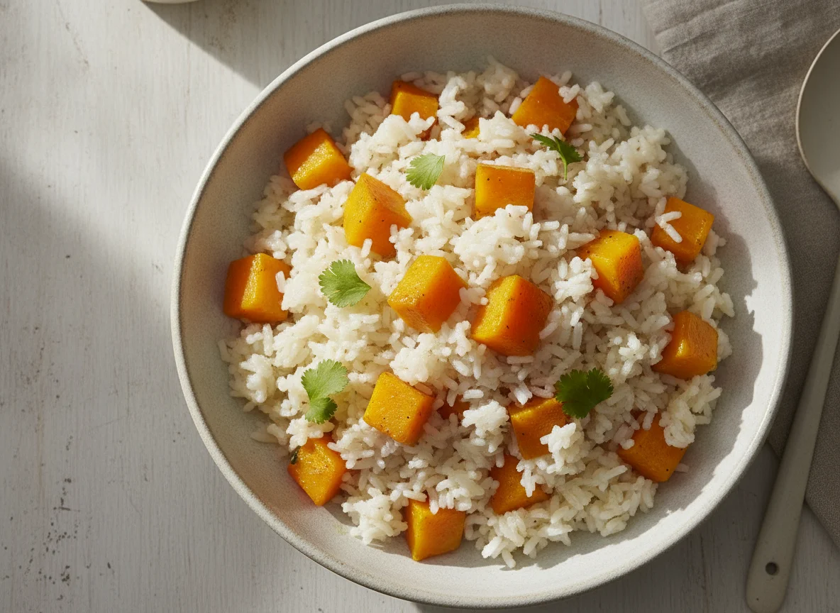 Arroz con calabaza photo