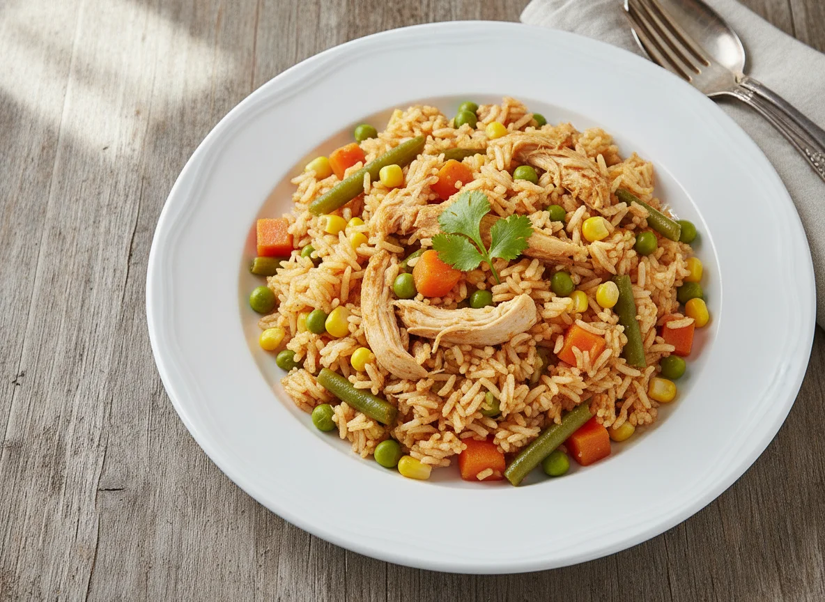 Arroz con pollo hondureño photo