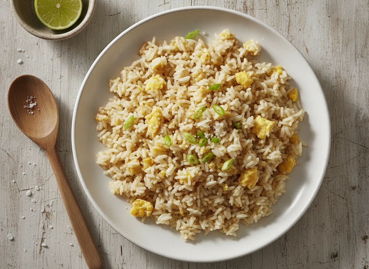 Arroz frito con huevo photo