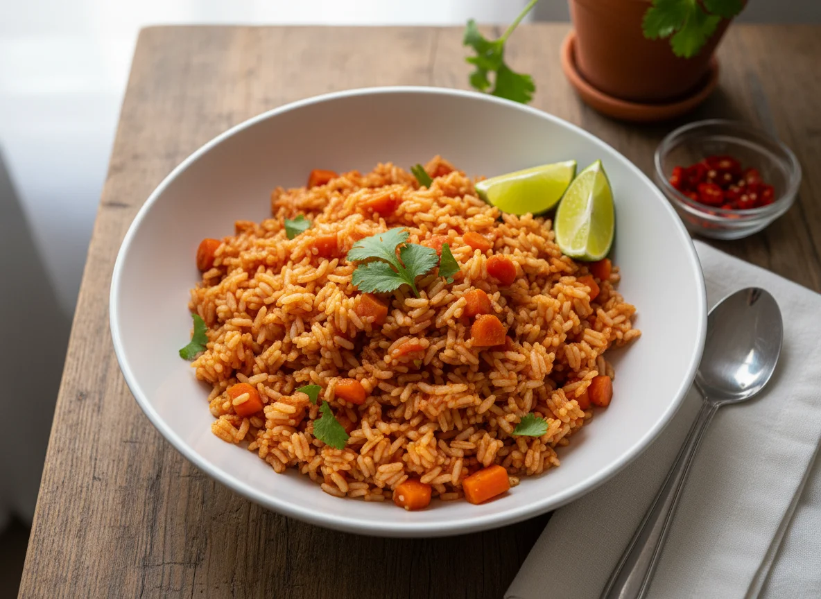 Arroz Rojo con Zanahoria photo