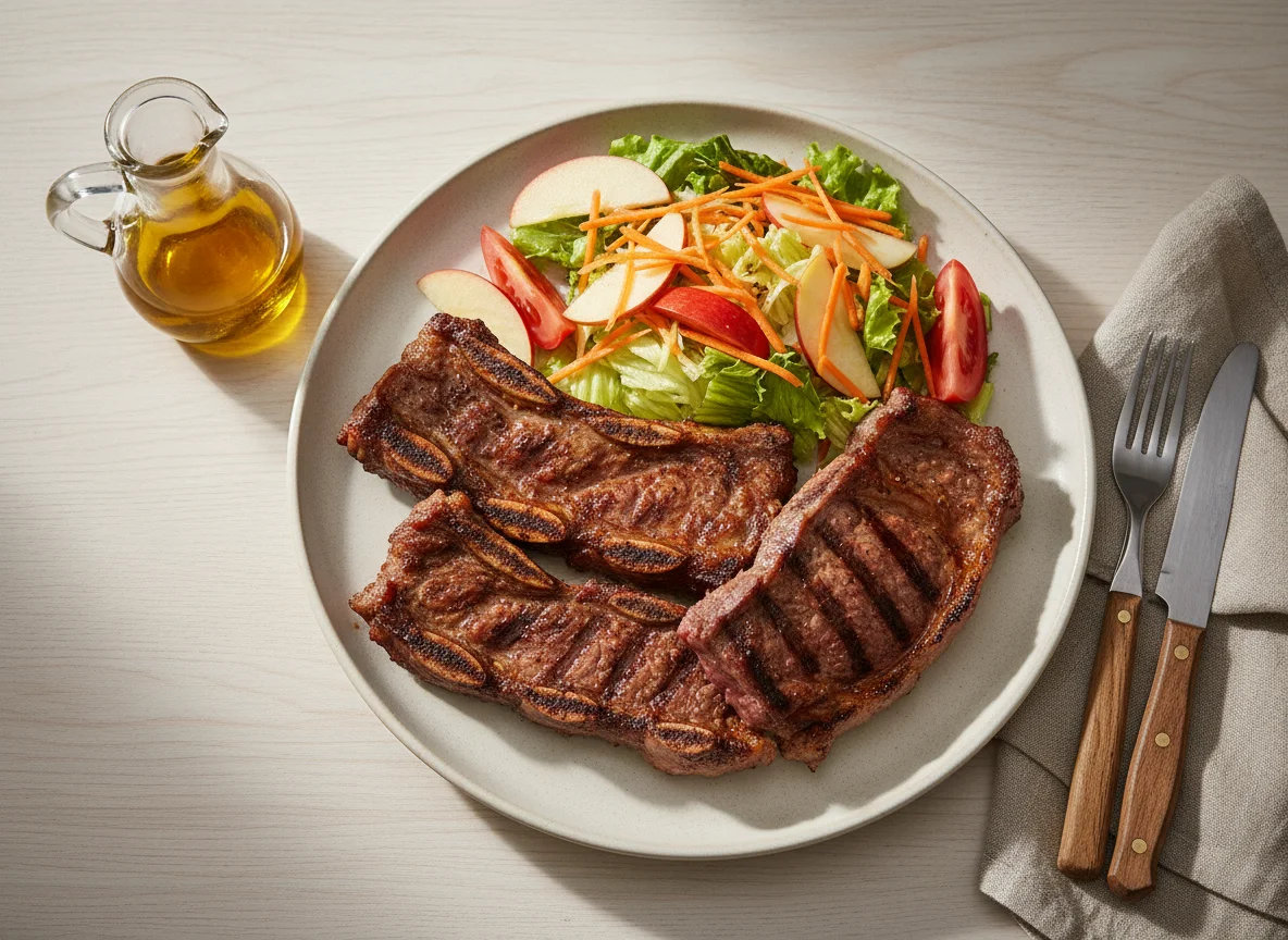 Asado con ensaladas photo