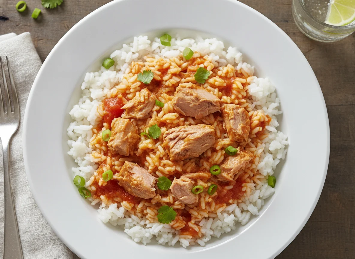 Atún con arroz photo