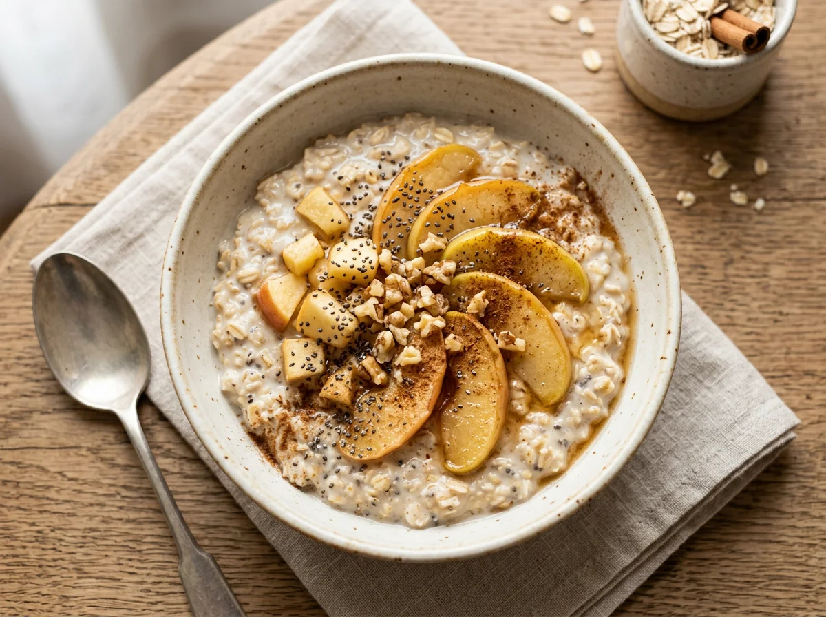 Avena con manzana photo