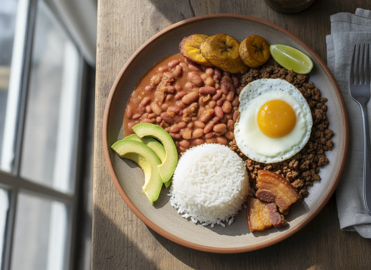 Bandeja paisa simplificada photo