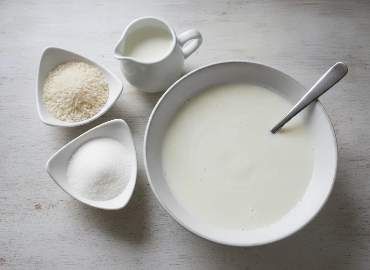Batido de arroz photo