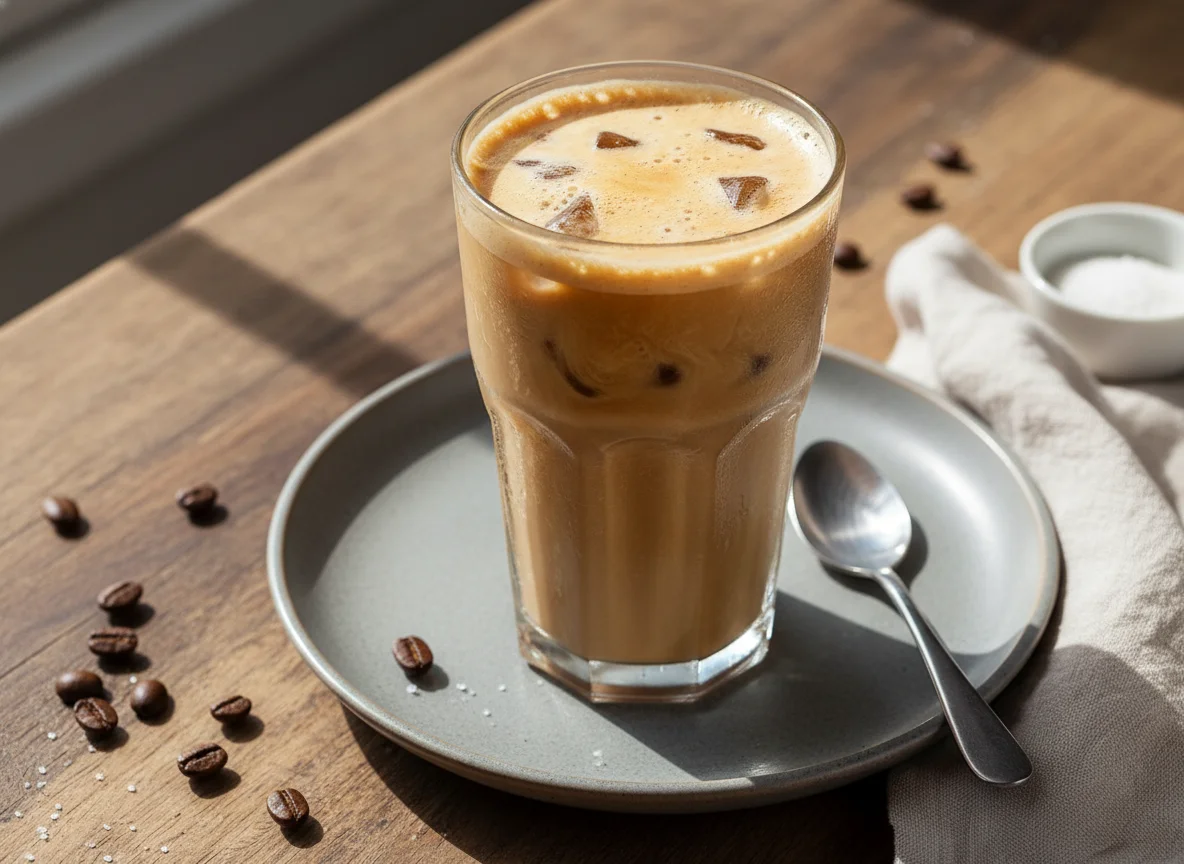 Batido de café helado photo