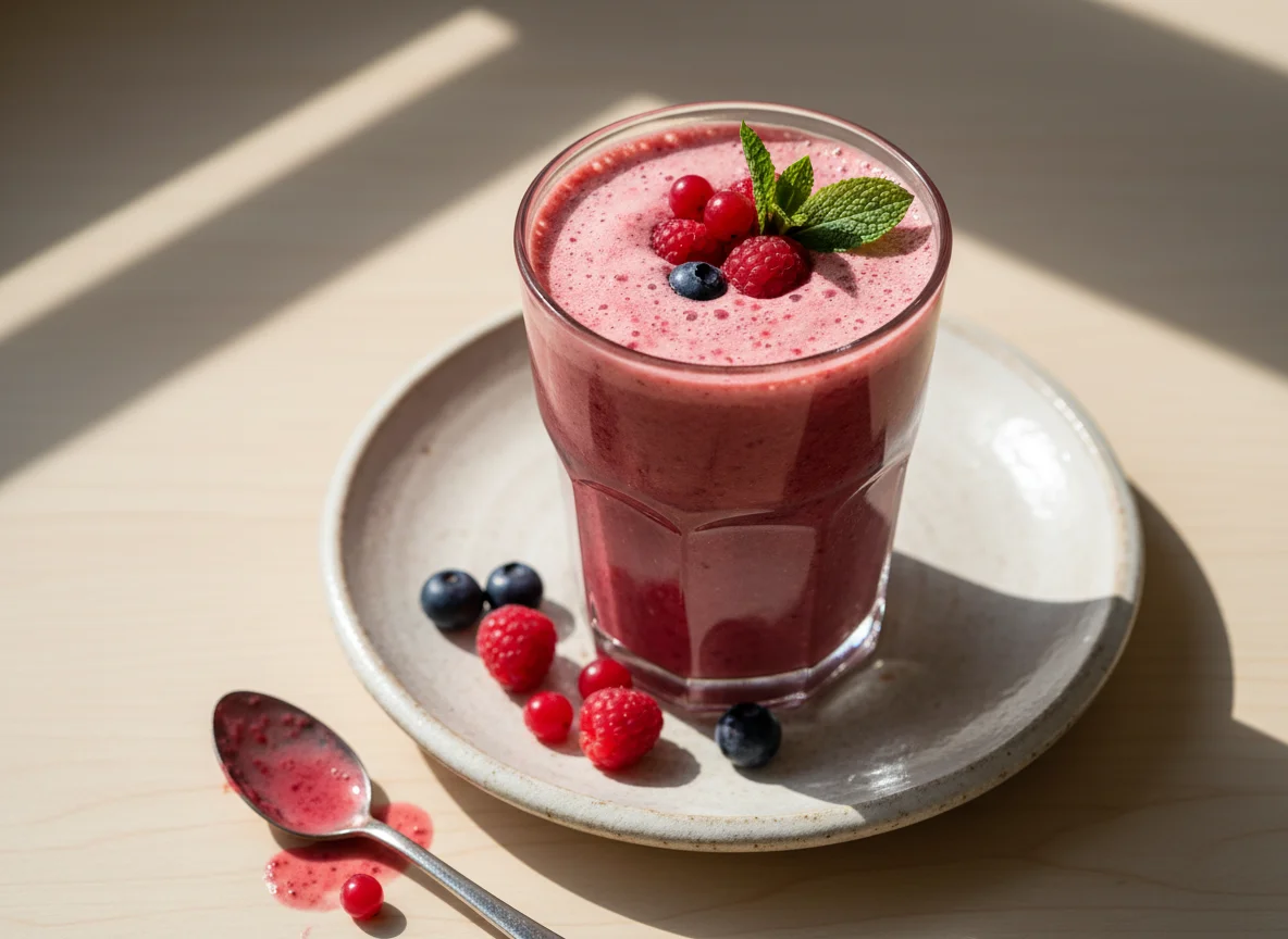 Batido de frutas photo