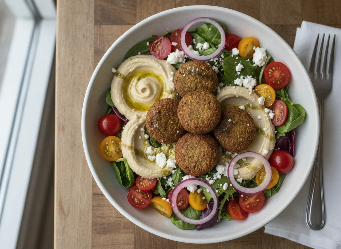 Bowl de Falafel y Ensalada photo