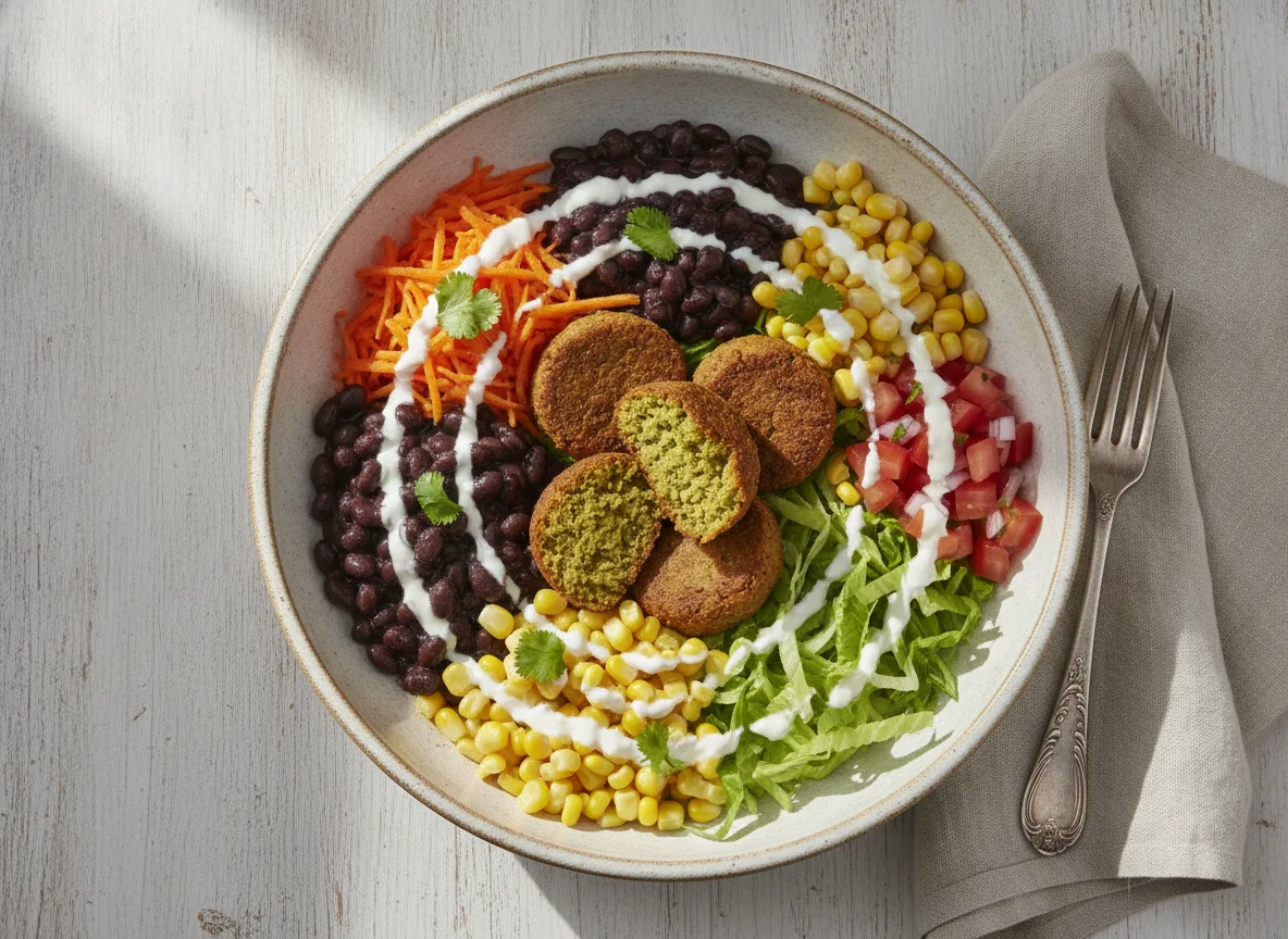 Bowl de Falafel y Vegetales photo