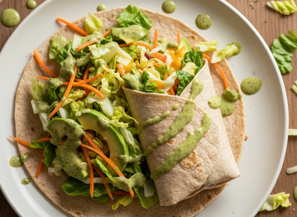 Burrito con ensalada photo
