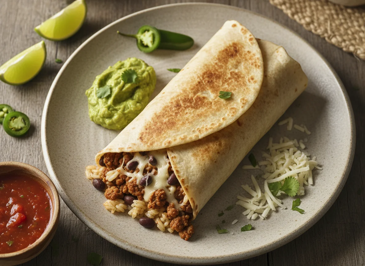 Burrito de carne photo