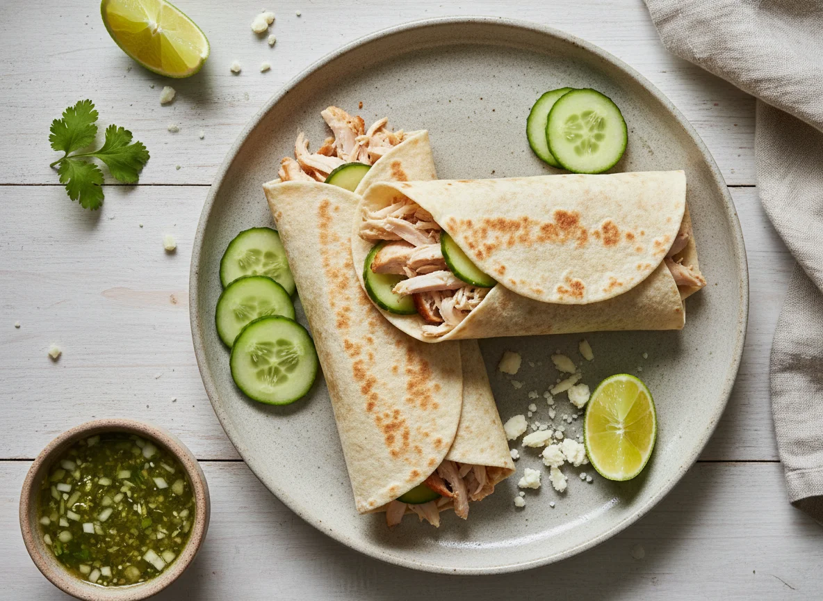 Burritos de pollo y queso photo