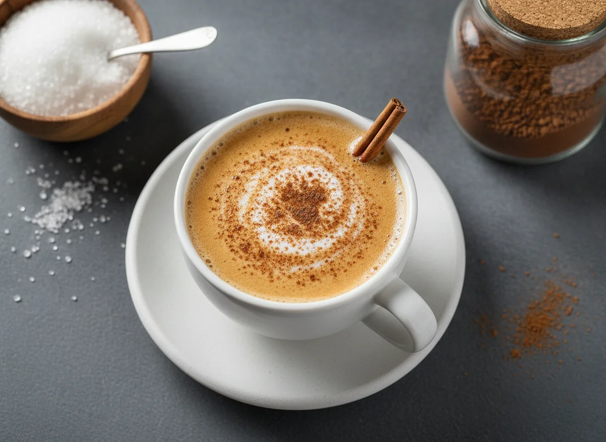 Café con leche y canela photo