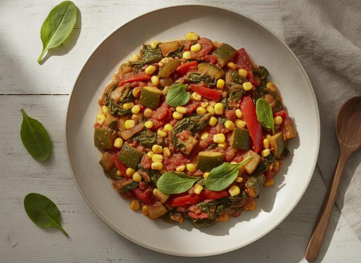 Calabacitas a la mexicana con quelites photo