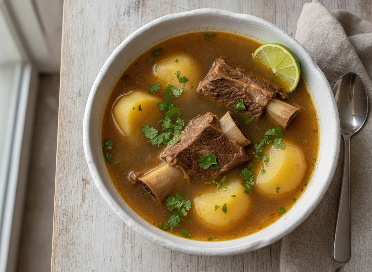 Caldo de costilla photo