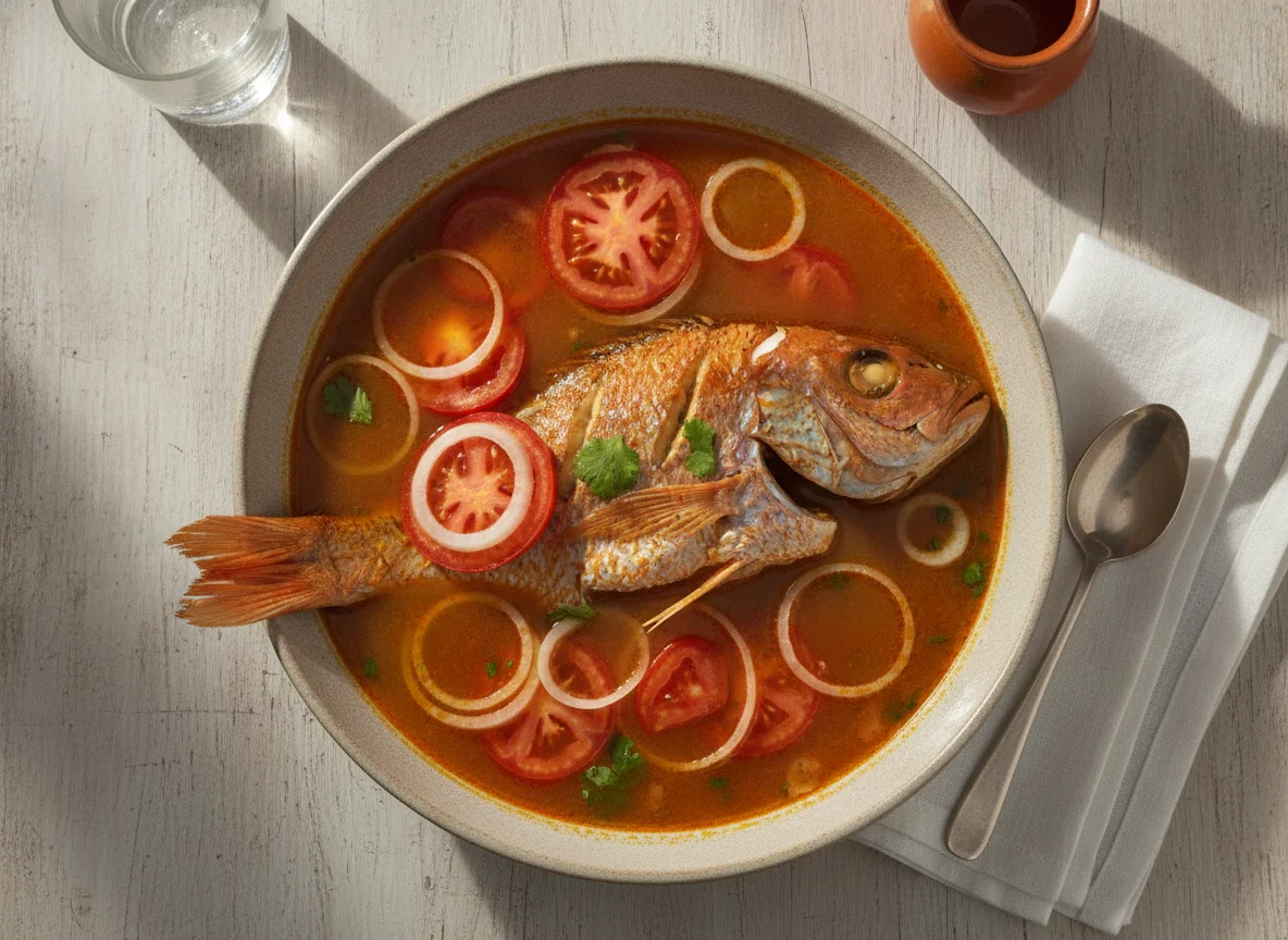 Caldo de pescado photo