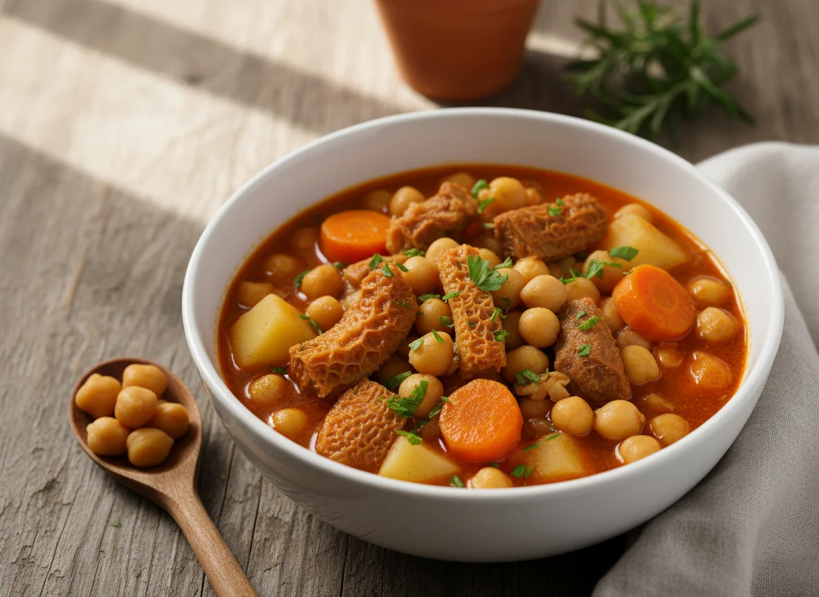 Callos con garbanzos photo